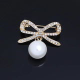 Pearl Protection Brooch Rhinestone Pins For Women