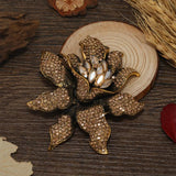 Large Crystal Flower Brooch Rhinestone Pin Jewerly Decoration