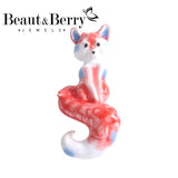 Beaut&Berry Drop Oil Fox Brooch Jewelry