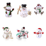 Beaut&Berry Christmas Snowman Brooch Men's Women's Accessories