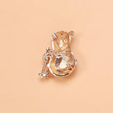 Beaut&Berry Christmas Snowman Brooch Men's Women's Accessories