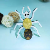 Acrylic Ants Brooch for Women Men Children Shirt Hat Bag Hijab Pin Jewelry