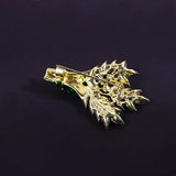 Lavender Flower Crystal Lapel Pin Botany Vindicate