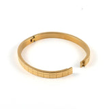 Simple Stainless Steel Cuff Bracelet for Women