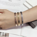 Simple Stainless Steel Cuff Bracelet for Women