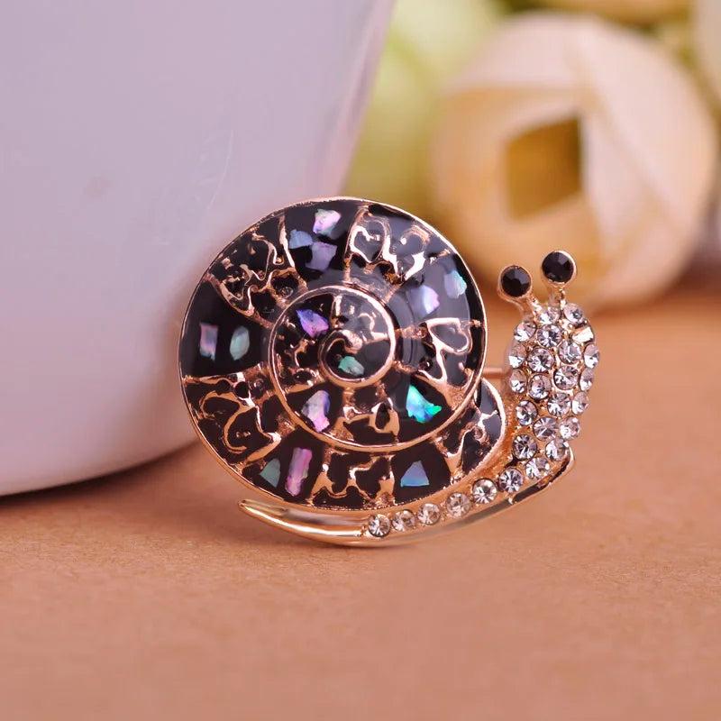 Abalone Shell Snails Brooches for Women Girl Personality Jewelry
