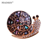 Abalone Shell Snails Brooches for Women Girl Personality Jewelry