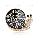 Abalone Shell Snails Brooches for Women Girl Personality Jewelry
