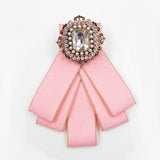Vintage Fabric Bow Brooches Wedding Party Accessorie