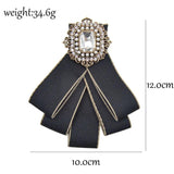 Vintage Fabric Bow Brooches Wedding Party Accessorie
