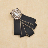 Vintage Fabric Bow Brooches Wedding Party Accessorie
