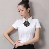 Vintage Fabric Bow Brooches Wedding Party Accessorie