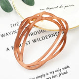 Acrylic Geometry Hollow Brooch for Women Girls Sweater Hat Bag Hijab Pins