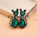 Beaut&Berry Crystal Ladies Bow Kitten Pin Couples Brooch