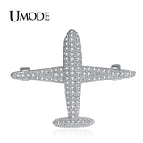 Metal Airplane Brooch Pin for Women AUX0012