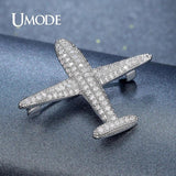Metal Airplane Brooch Pin for Women AUX0012