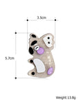 Koala Acrylic Brooches for Women Men