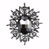 Retro Rhinestone Crystal Brooch Pin Wedding Corsage for Women