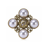 Retro Pearl Baroque Brooches For Women