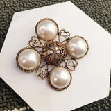 Retro Pearl Baroque Brooches For Women