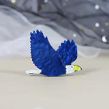 Eagle Shape Brooch Colorful Acrylic Jewelry Lapel Pin Women Child Girl Clothes