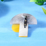Acrylic Mushroom Brooch Women's Coat Suit Bag Hijab Lapel Pin