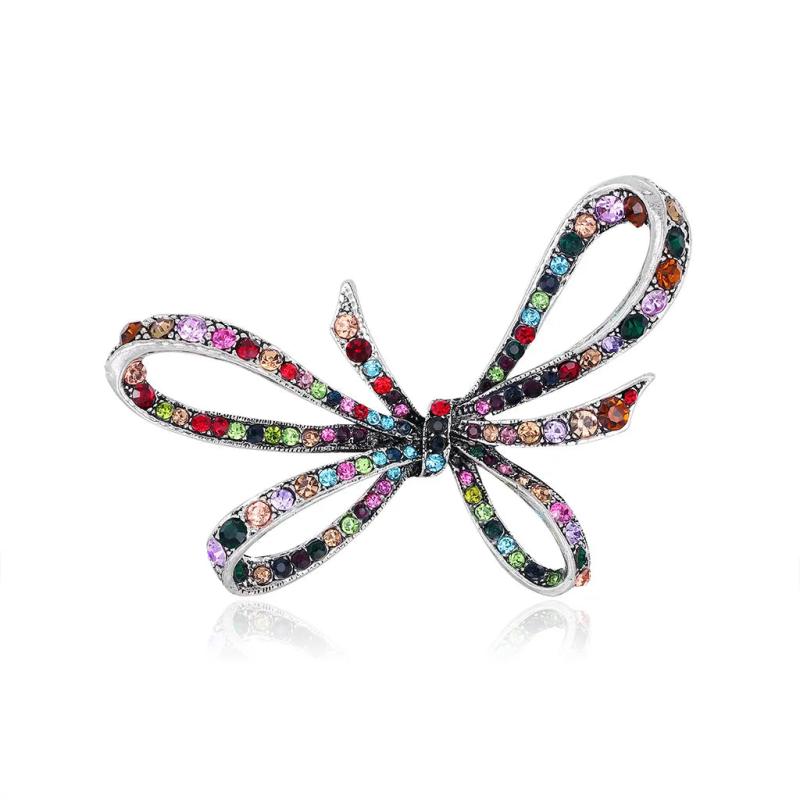 Vintage Bowknot Brooch Antique Women Brooch Costume Jewelry