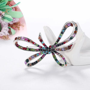 Vintage Bowknot Brooch Antique Women Brooch Costume Jewelry