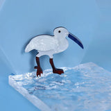 Bird Acrylic Brooch And Pin For Girls Women Resin Dress Accessory