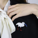 Bird Acrylic Brooch And Pin For Girls Women Resin Dress Accessory