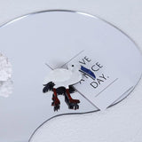 Bird Acrylic Brooch And Pin For Girls Women Resin Dress Accessory