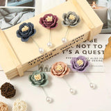 Muslim Wedding Floral Pearl Pin Scarf Hijab Pins Brooches
