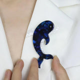 Acrylic Sharks Brooch Pin Dolphins Fish Animal Pins For Women Kids