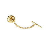 Copper Men Suit Shirts Tie Pin Collar Buckles Woven Brooch Business Accessories
