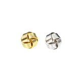 Copper Men Suit Shirts Tie Pin Collar Buckles Woven Brooch Business Accessories
