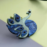 Vivid Peacock Shape Brooch Acrylic Animal Brooches