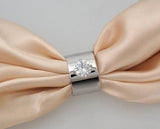 Zircon Copper Ring Silk Scarf Buckle Fritillaria Accessories