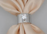 Zircon Copper Ring Silk Scarf Buckle Fritillaria Accessories