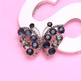 Beaut&Berry Rhinestone Butterfly Brooch Women's Party Office Pin Brooch