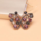 Beaut&Berry Rhinestone Butterfly Brooch Women's Party Office Pin Brooch