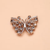 Beaut&Berry Rhinestone Butterfly Brooch Women's Party Office Pin Brooch