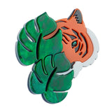Leaf Tiger Shape Brooch Acrylic Party Accessories Gift