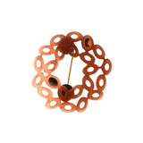 Acrylic Geometric Hollow Brooches for Women Children Shirt Hat Bag Hijab Pins