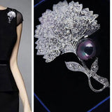 Pearl Dandelion Breast Flower Brooch
