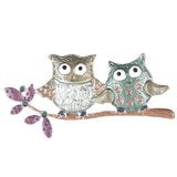 Enamel Owl Bird Brooch Spring Style Animal Pins Mother's Gift