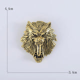 Beaut&Berry Lion Head Brooch Wedding Party Pin Gift