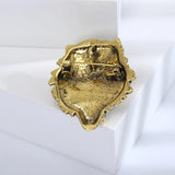 Beaut&Berry Lion Head Brooch Wedding Party Pin Gift