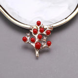 Beaut&Berry Pearl Tree Brooch Office Party Brooch Gift