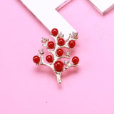 Beaut&Berry Pearl Tree Brooch Office Party Brooch Gift