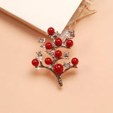 Beaut&Berry Pearl Tree Brooch Office Party Brooch Gift